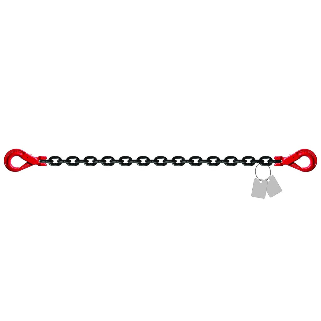 Chaîne d’arrimage – avec crochets autobloquants – Grade 80